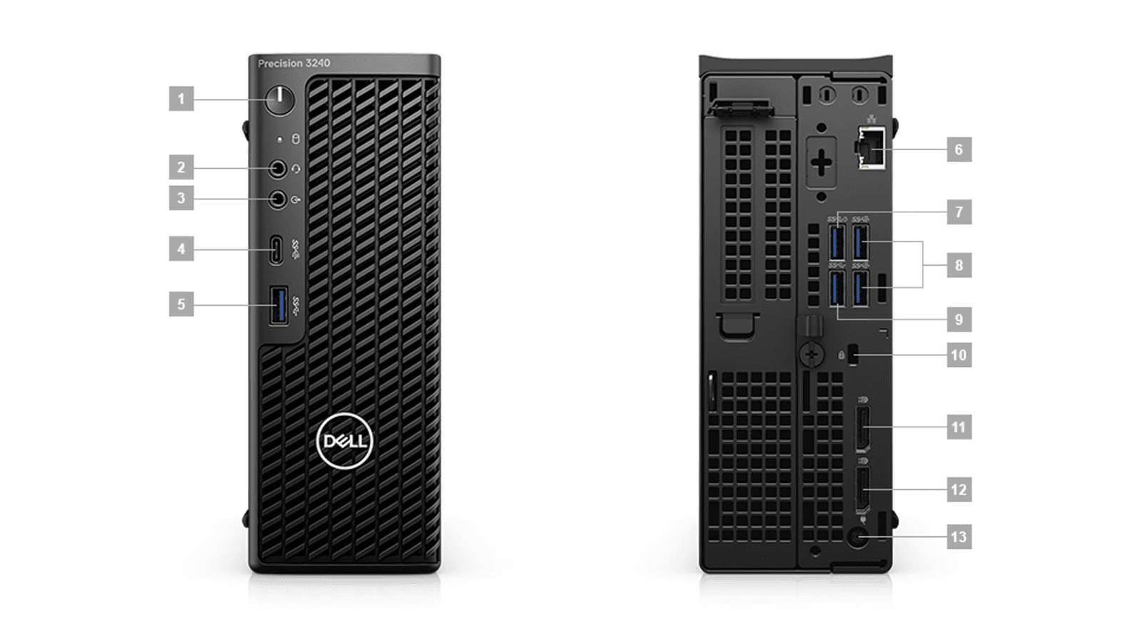 Connectivité Dell Precision 3240